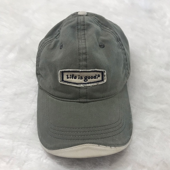 Life Is Good Other - Life is Good Hat in OD green and beige.